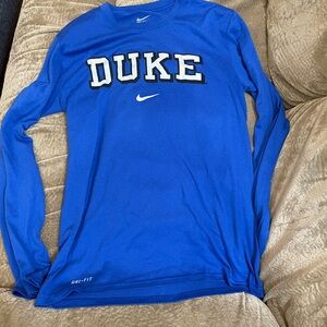 Duke University long sleeve Nike dri-fit shirt. Women’s Small